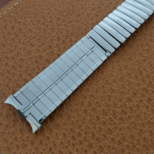 1960s Vintage Watch Band Unused 5/8" 11/16" 3/4" JB Champion USA Stainless Steel