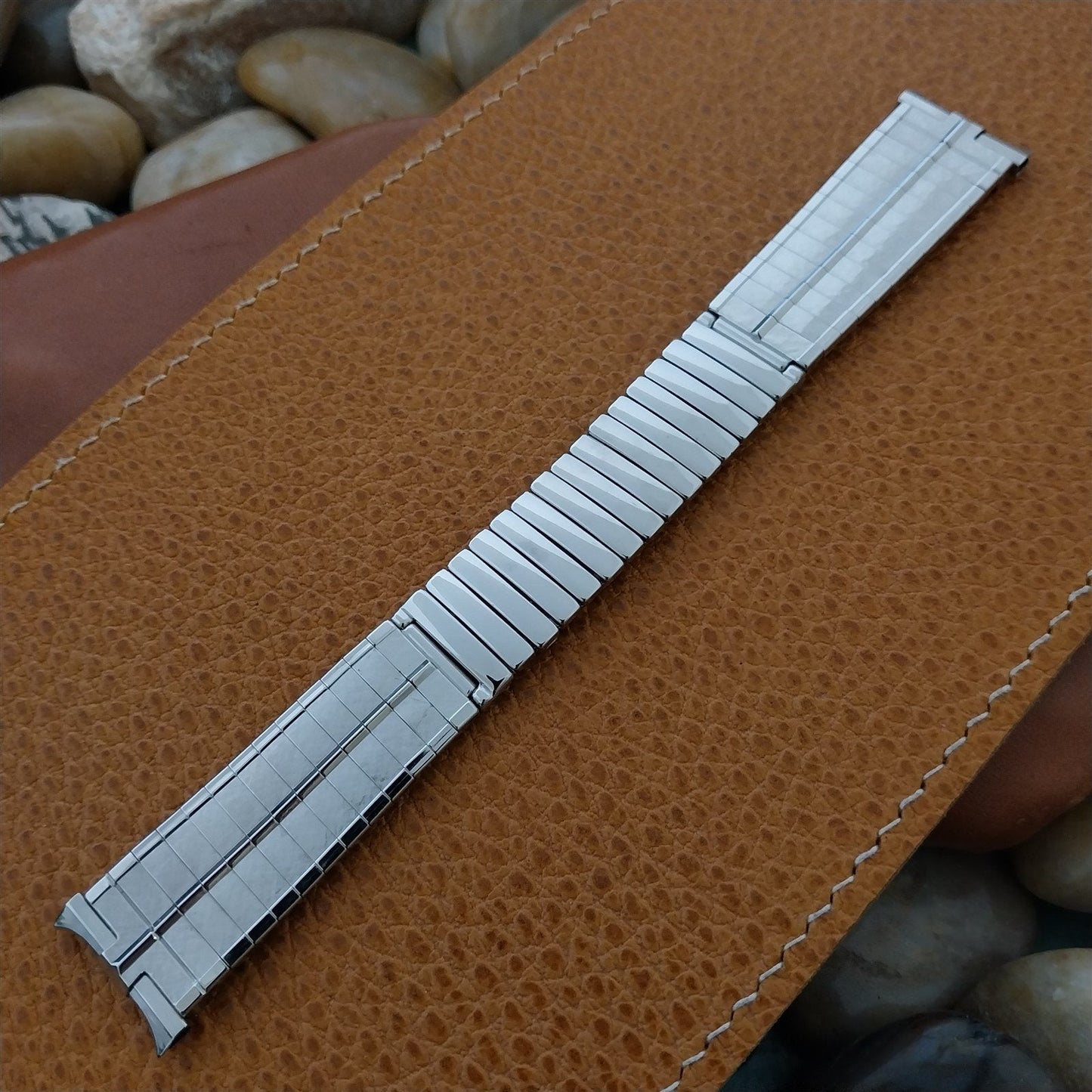 1960s Vintage Watch Band Unused 5/8" 11/16" 3/4" JB Champion USA Stainless Steel