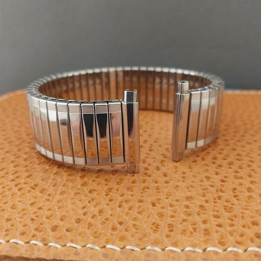 1970s JB Champion 18mm 20mm Stainless Steel Stretch Unused Vintage Watch Band