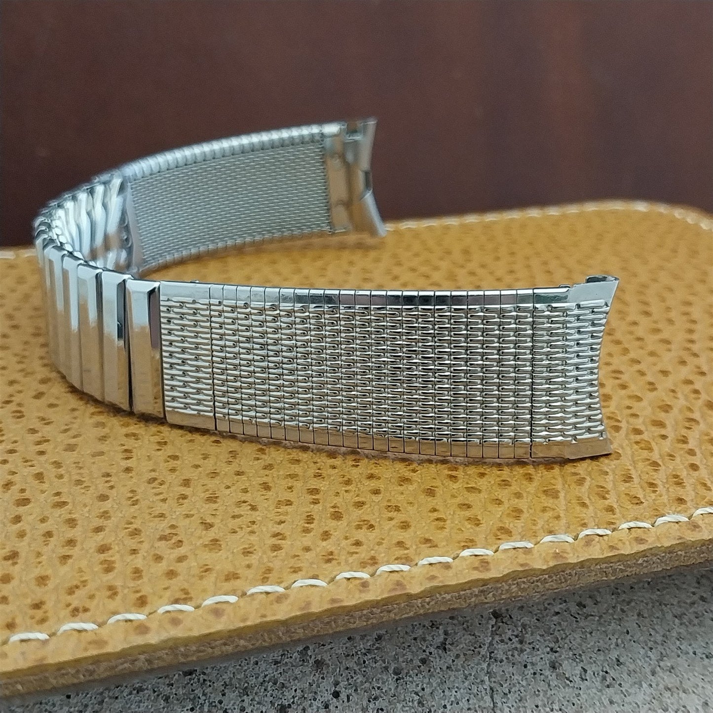 18mm Stainless Steel Kreisler USA Classic 1960s Unused NOS Vintage Watch Band