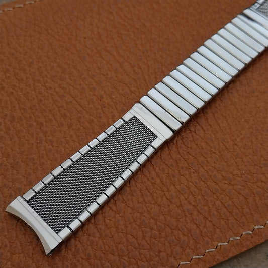 Vintage 17.2mm 1960s Stainless Steel Mesh Classic JB Champion Unused Watch Band