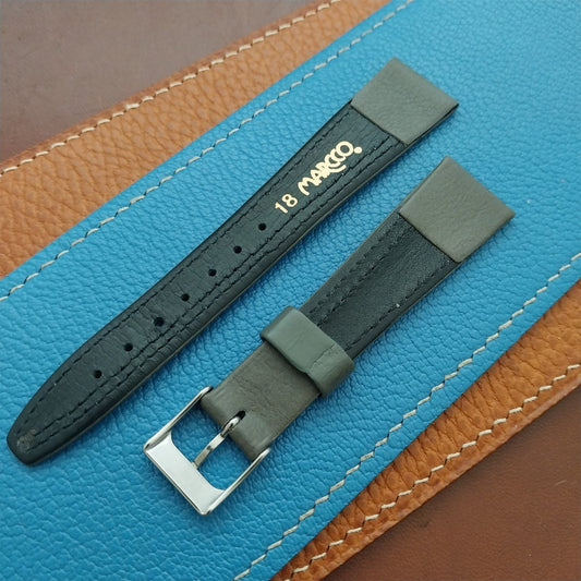 Vintage 18mm Classic Hirsch Marcco Tapered 18/14 Unused Watch Strap