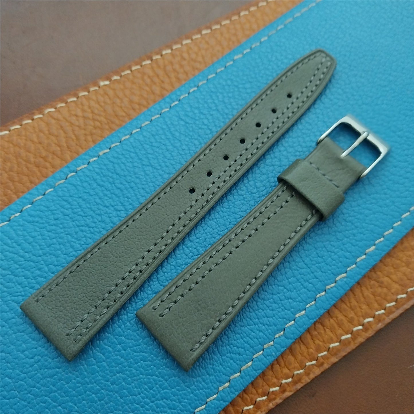 Vintage 18mm Classic Hirsch Marcco Tapered 18/14 Unused Watch Strap