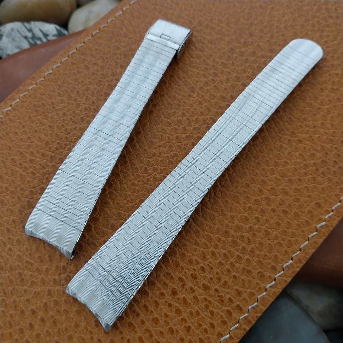 Vintage 17.2mm Kestenmade Stainless Steel Unused Classic 1960s Watch Band