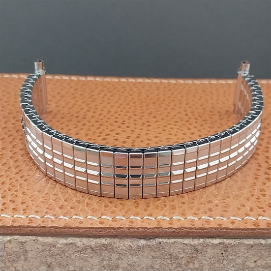 16mm 18mm 19mm JB Champion Stainless Steel Expansion 1970s Vintage Watch Band