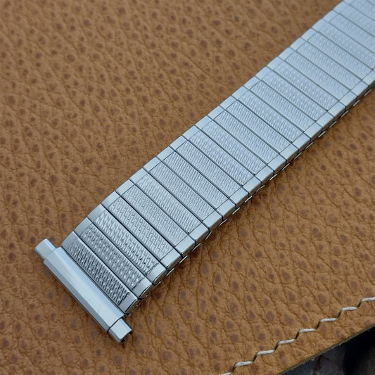 19mm 20mm 22mm JB Champion Wide Stainless Steel Old-Stock nos Vintage Watch Band
