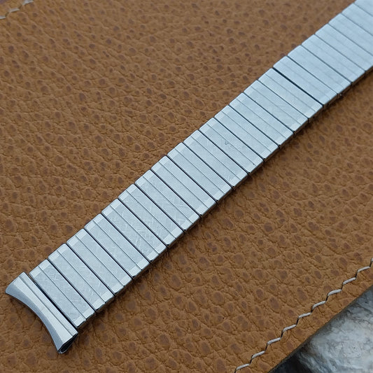 17.2mm JB Champion USA Stainless Steel Expansion nos 1960s Vintage Watch Band