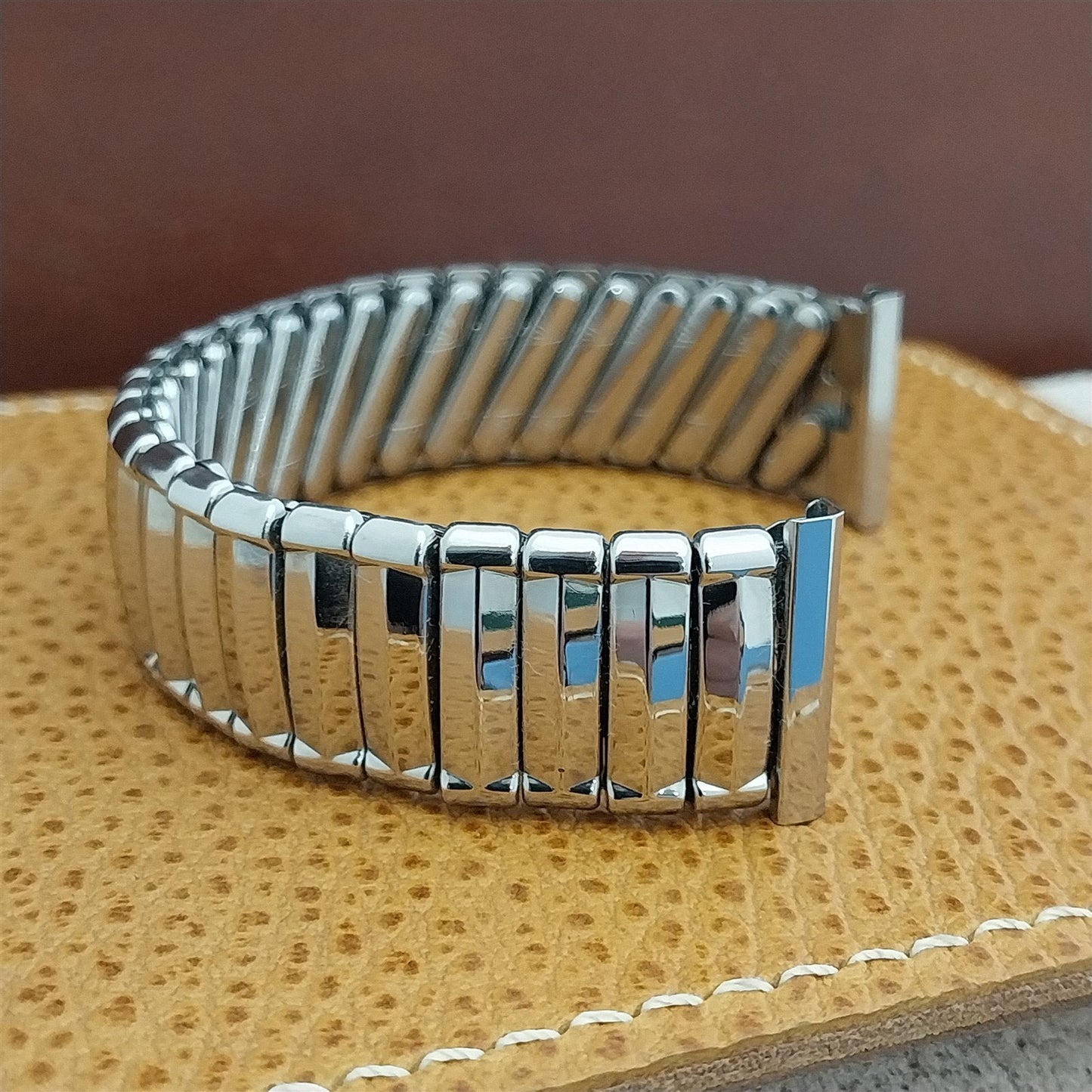 19mm 18mm JB Champion Stainless Steel Expansion Unused 1950s Vintage Watch Band