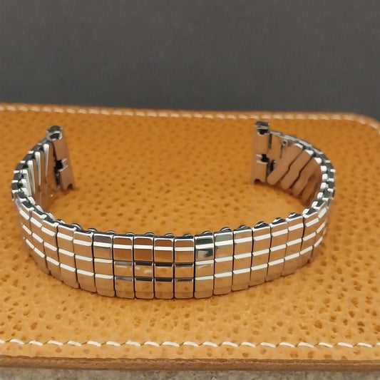 19mm 18mm Baldwin Stainless Steel Expansion nos Unused 1960s Vintage Watch Band