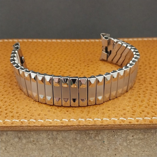 18mm 19mm Baldwin USA Stainless Steel Expansion nos 1960s Vintage Watch Band