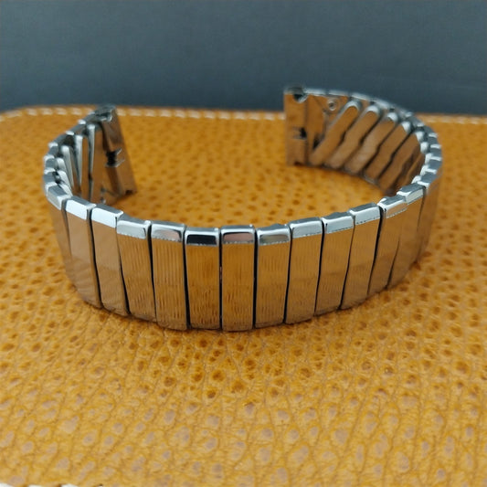 17.2mm 11/16 Baldwin 1960s Stainless Steel Expansion Unused Vintage Watch Band