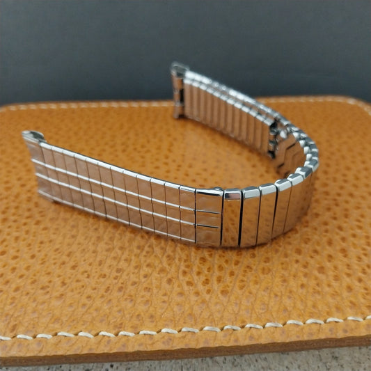 1960s Gruen Commander Baldwin Stainless Steel nos Unused Vintage Watch Band