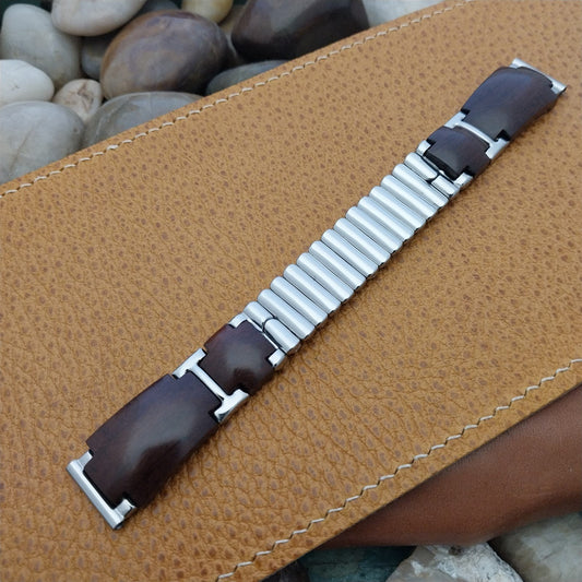 1950s 5/8" Kestenmade Woodland Stainless Steel Unused nos Vintage Watch Band