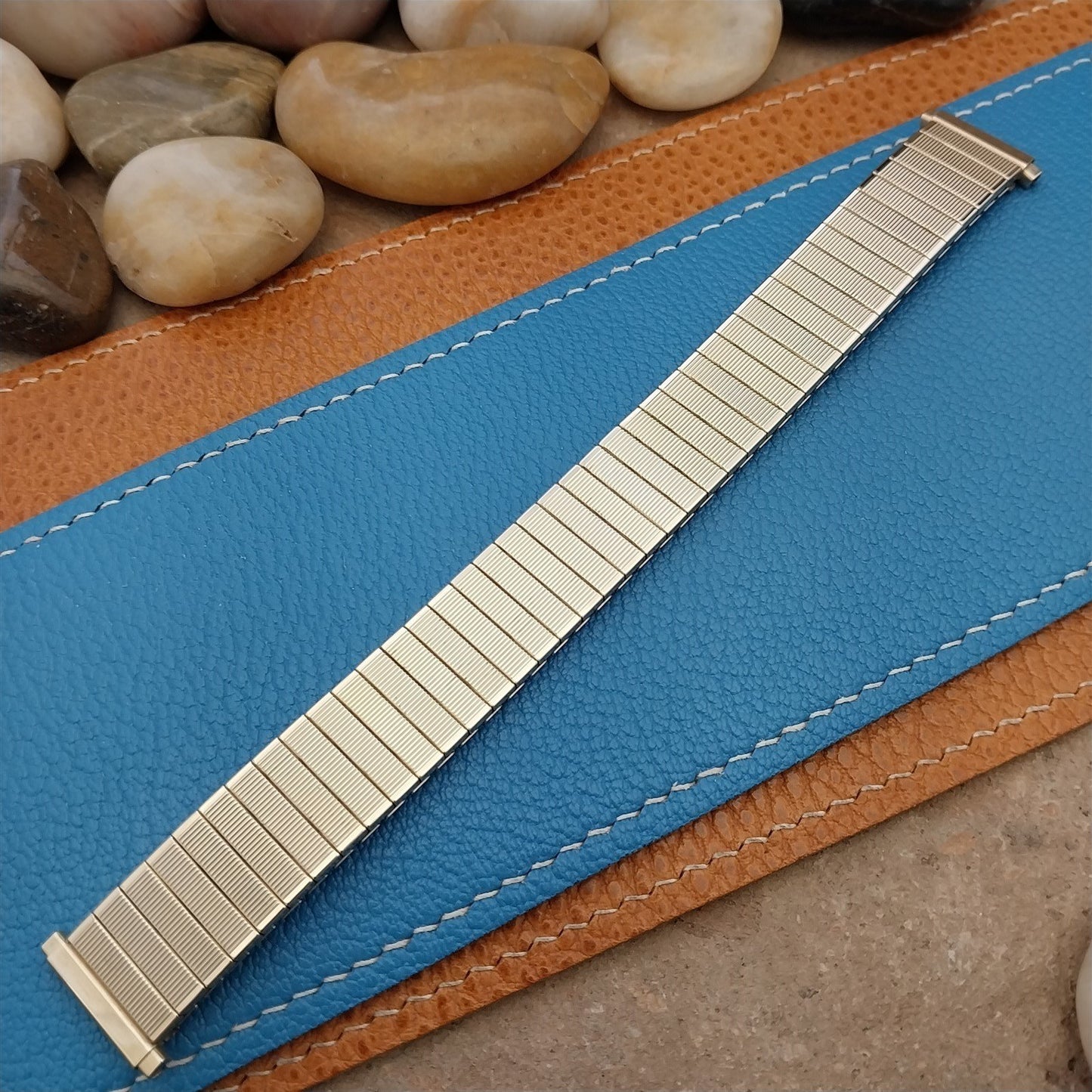 16mm 18mm 19mm Speidel Gold rgp Expansion Unused nos 1970s Vintage Watch Band