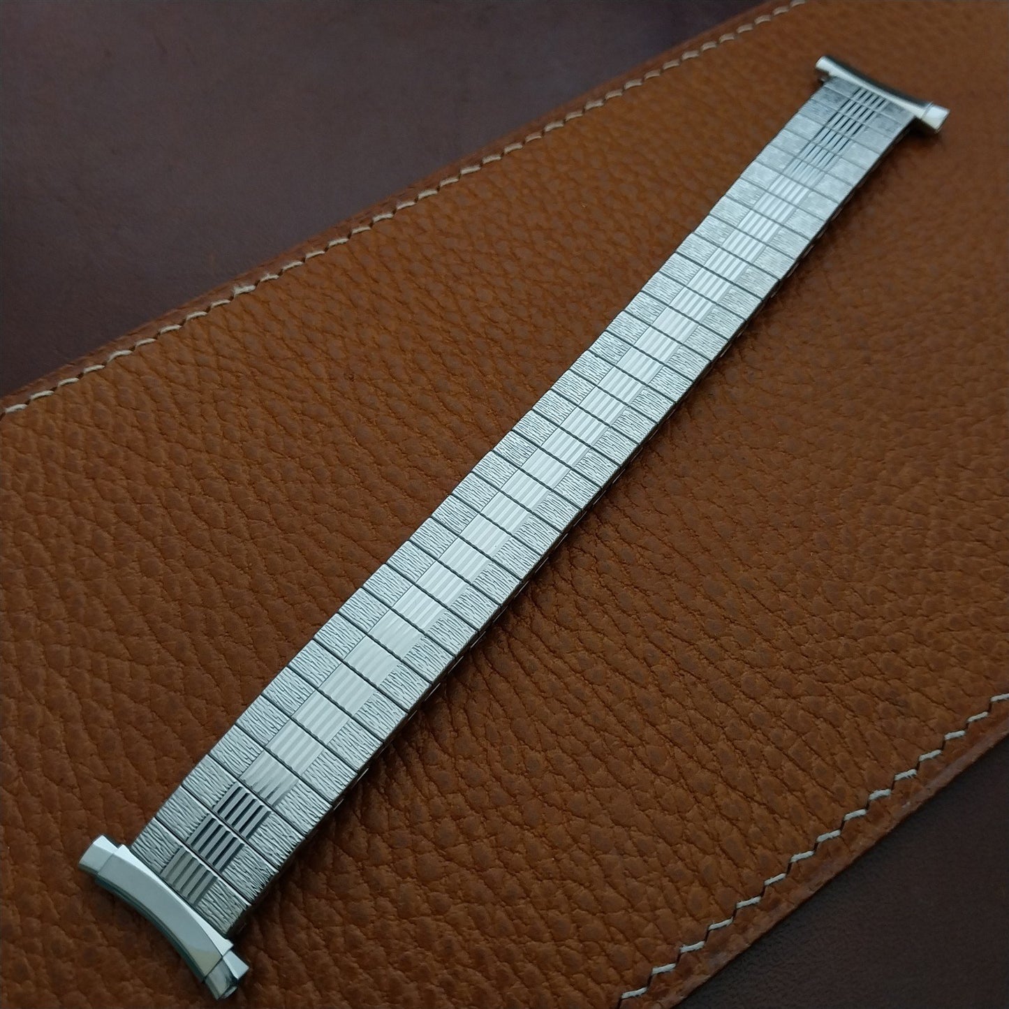 Bulova 1970s Vintage 16mm 18mm 20mm Stainless Classic Stretch NOS Watch Band