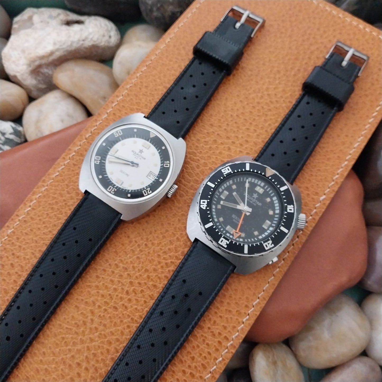 20mm Swiss SUB Perforated Tropical Diver Unused 1960s-1970s Unused Watch Band