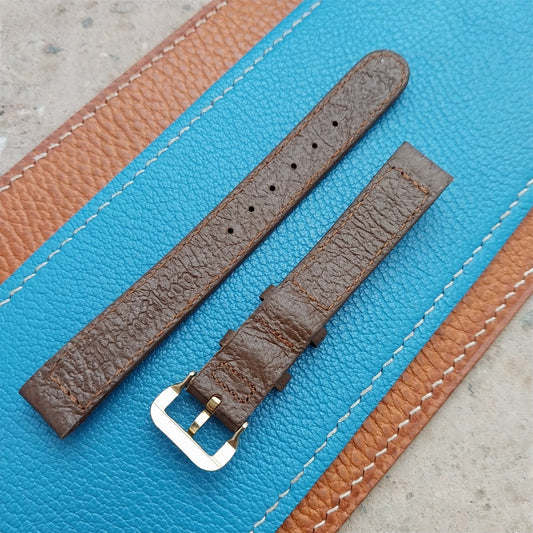 13mm Hamilton Brown Leather 1940s-1950s Unused Watch Strap