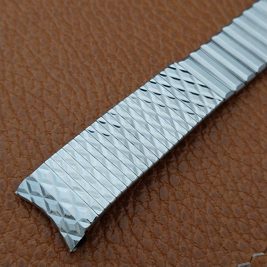 Gruen Calendar Alarm OEM Kreisler Stainless Steel Unused 60s Vintage Watch Band