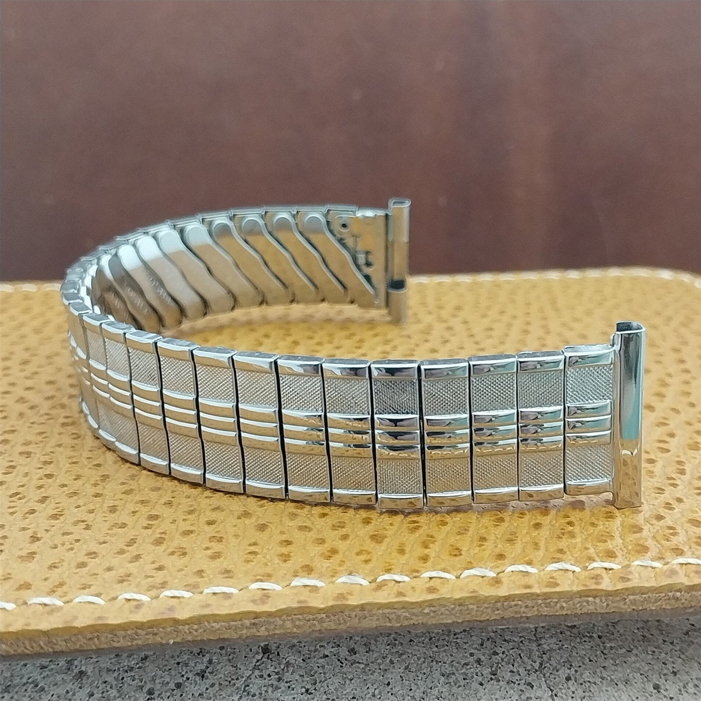 1950s Stainless Steel Expansion Foster USA 16mm 18mm 19mm nos Vintage Watch Band