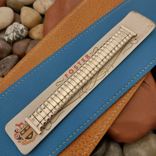 16mm 18mm 19mm Foster Short Gold-Filled Expansion Unused 50s Vintage Watch Band