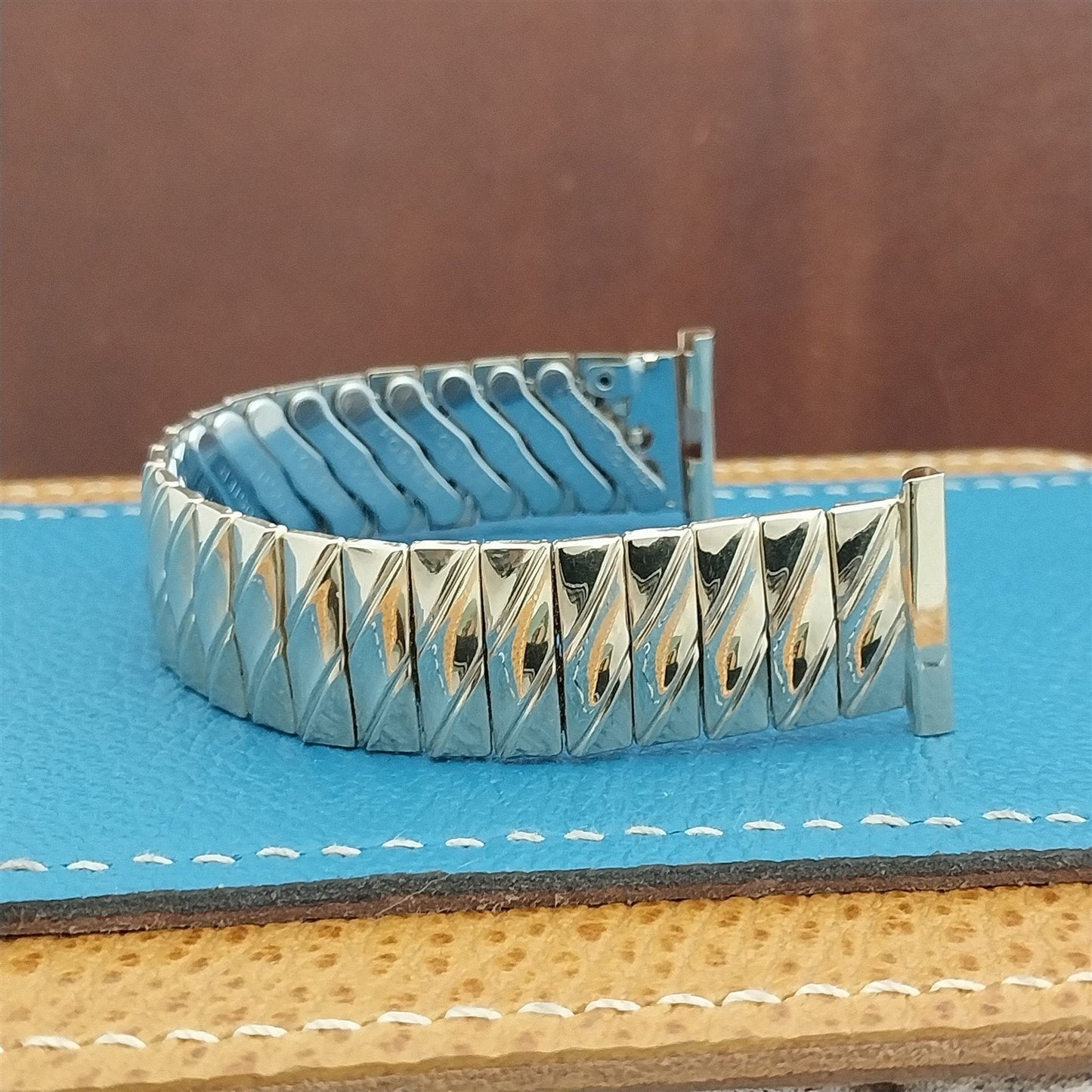 16mm 18mm 19mm Foster USA Short Gold-Filled Expansion 1950s Vintage Watch Band