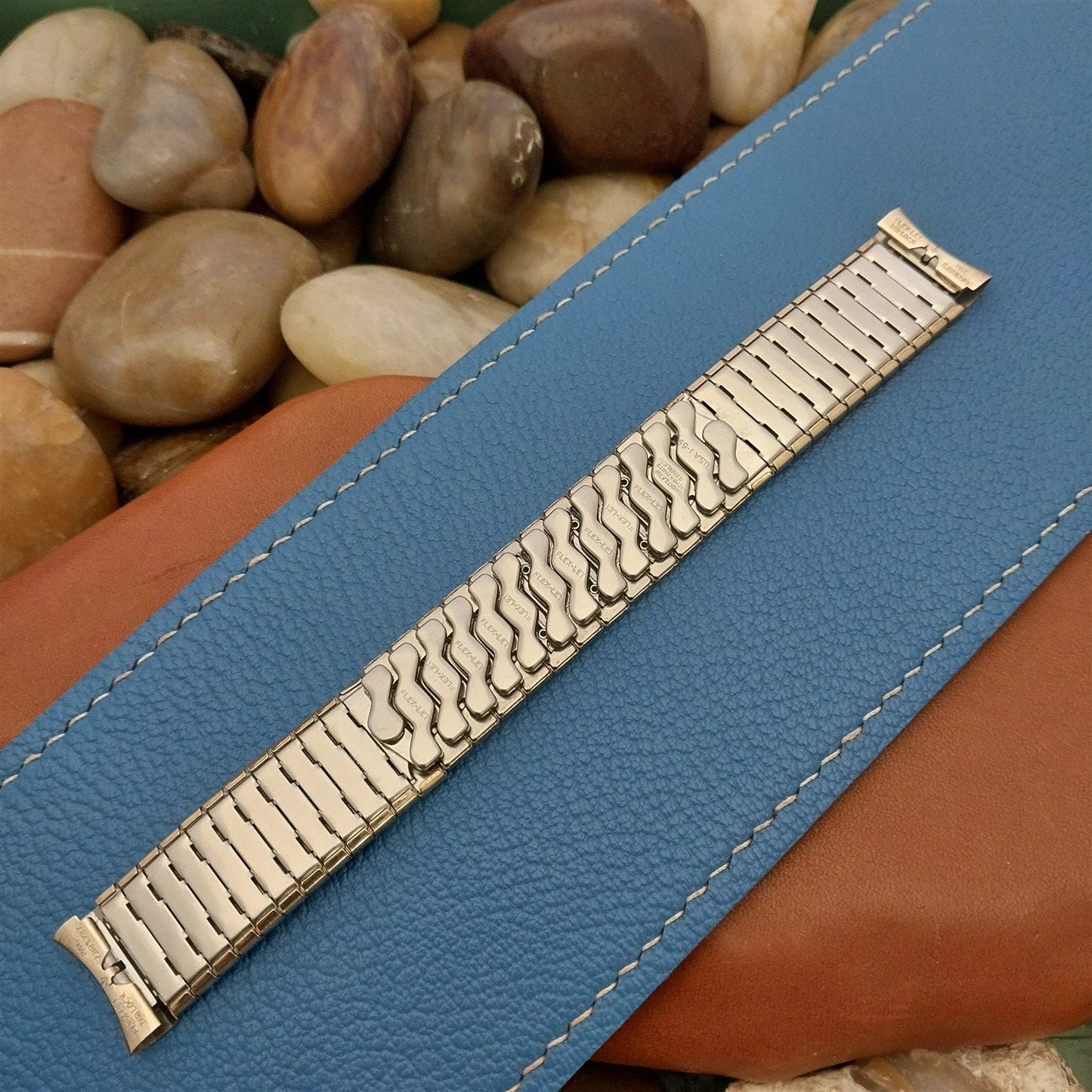 17.2mm 1959 Flex-Let 10k Yellow Gold-Filled nos Classic Vintage Watch Band