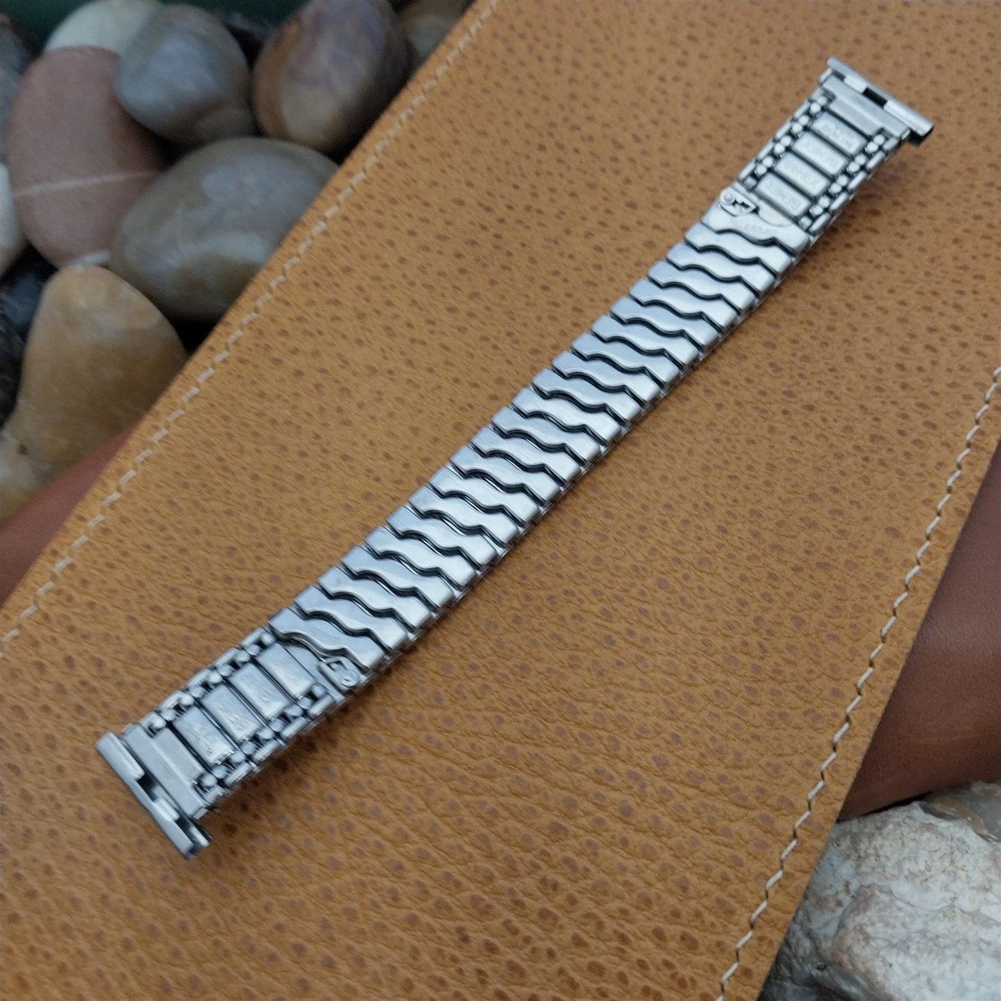 16mm 18mm 19mm Gemex USA Stainless Steel Expansion nos 1950s Vintage Watch Band