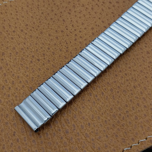 5/8" Stainless Steel Scissor Expansion Duchess USA nos 1950s Vintage Watch Band