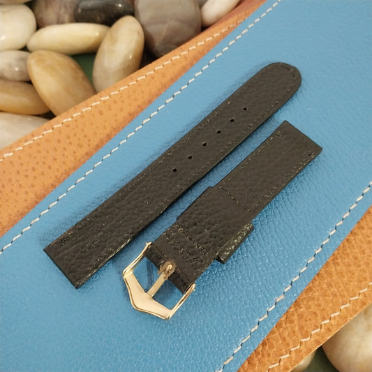 1950s 15mm JB Champion Short Old-Stock Scotch Grain Strap Vintage Watch Strap