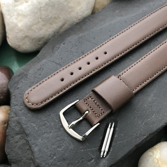 15mm Mormac USA Long Scandia Calf Leather Unused nos 1970s Vintage Watch Band