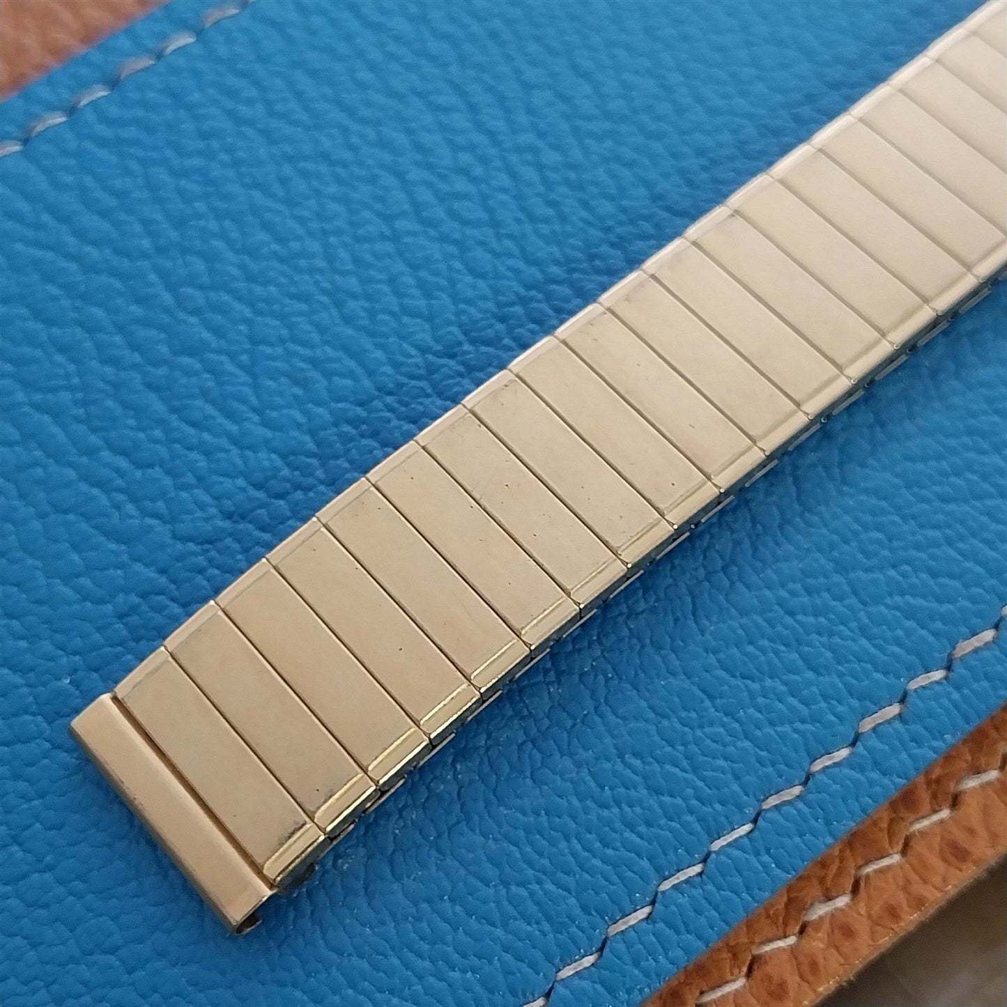 5/8" Vintage Speidel Gold-Tone Stretch Expansion Unused nos Classic Watch Band