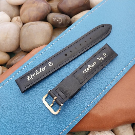 16mm Classic Kreisler USA Corfam Unused nos 1960s-1970s Vintage Watch Band