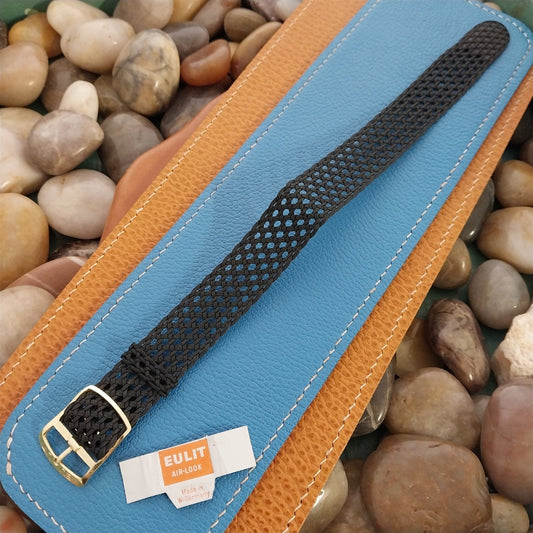 Vintage 18mm Eulit Air-Look Perlon Classic Unused Single Pass 1960s Watch Band