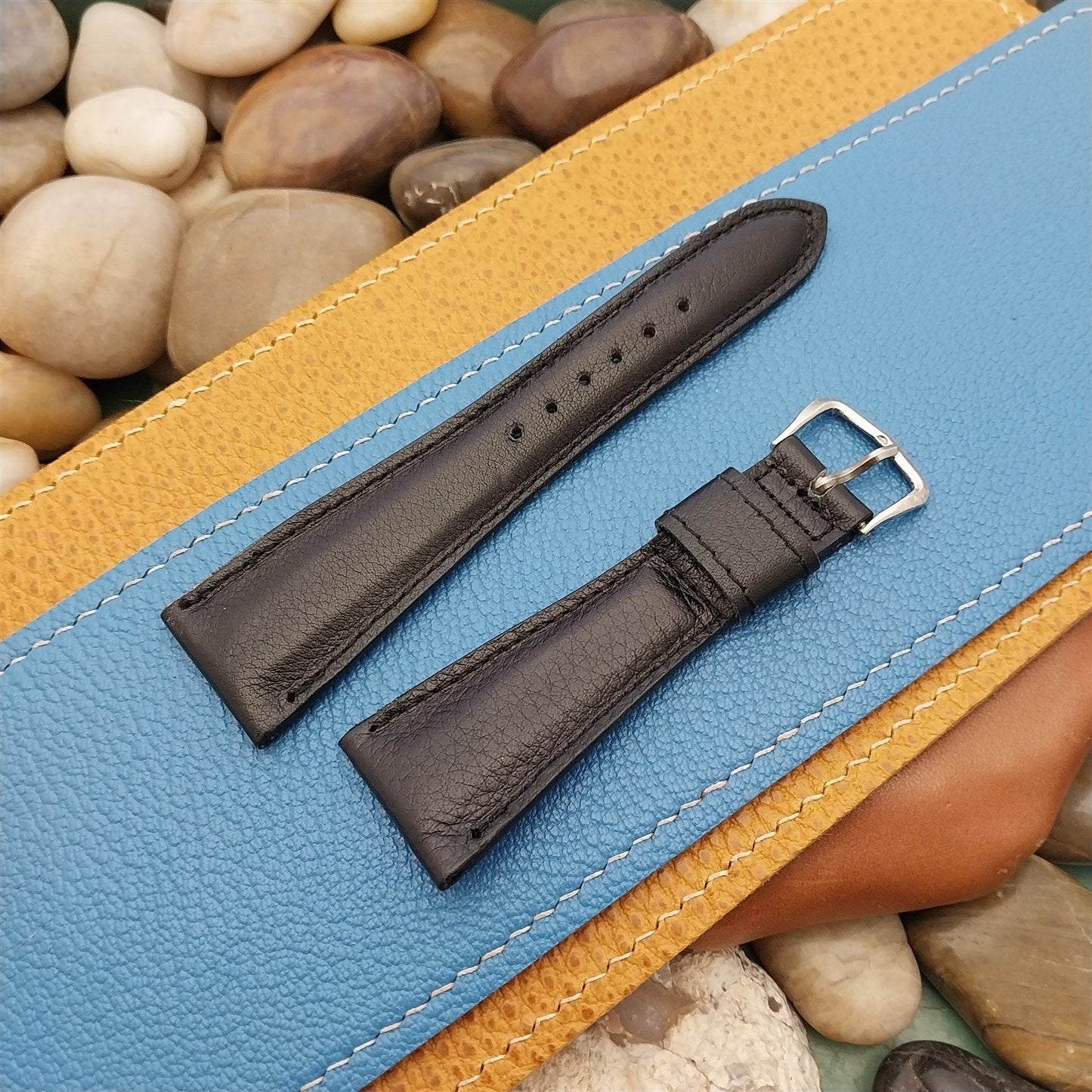 24mm Kreisler USA Calfskin Leather nos 1960s Unused Vintage Watch Band