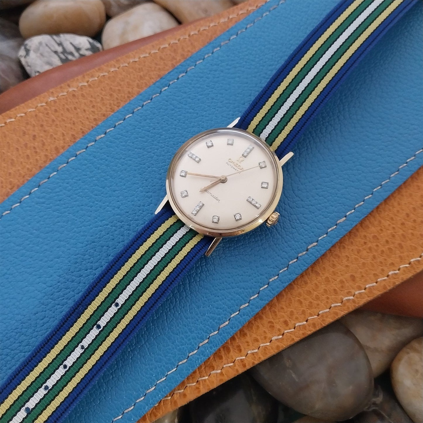 18mm Perlon 1960s/1970s Reversible Vintage Watch Band NOS Military Strap