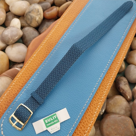 16mm Thick Perlon Braided Unused Classic Single Pass 1960s Vintage Watch Band