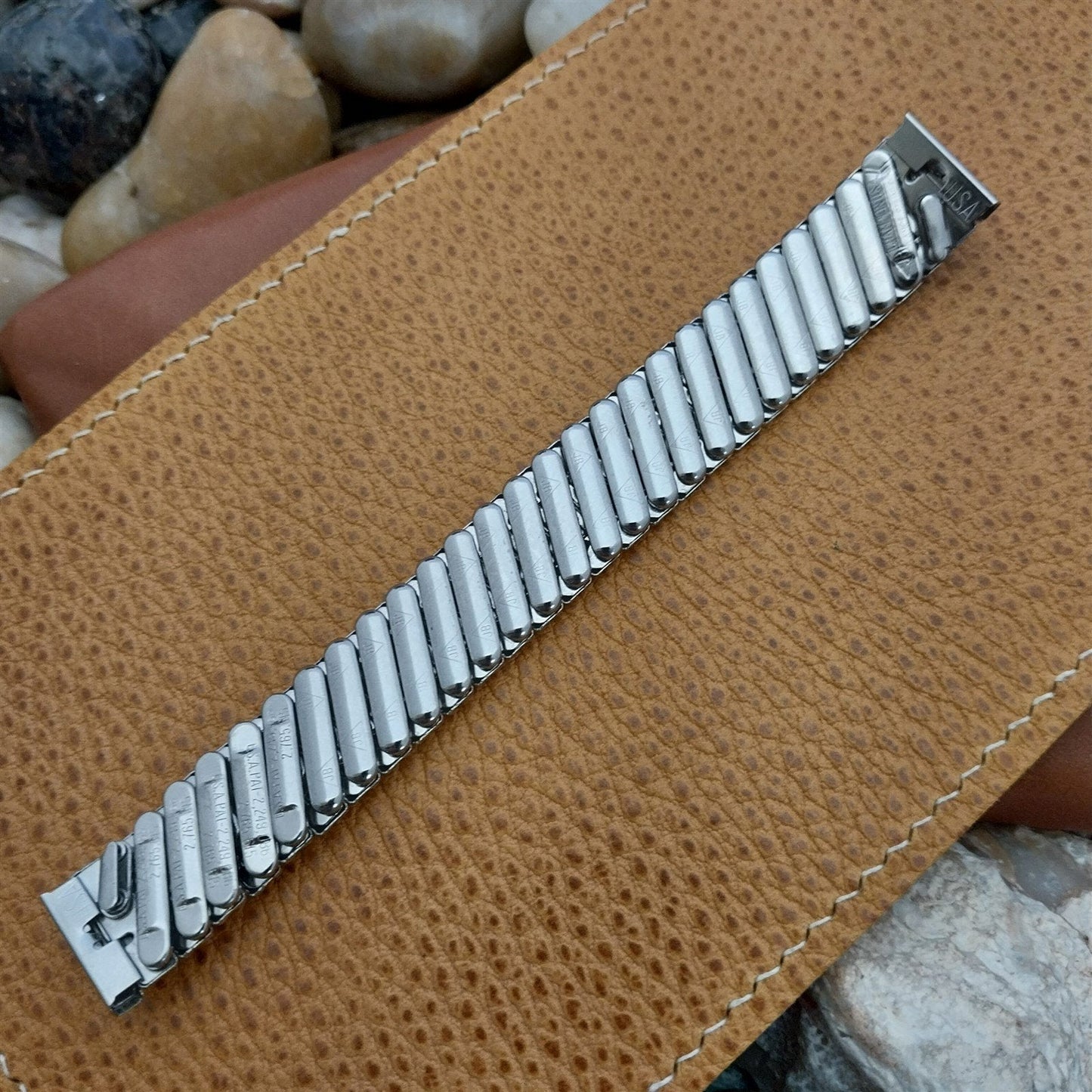5/8" 1950s Stainless Steel JB Champion USA Expansion nos Vintage Watch Band