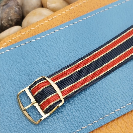 20mm Perlon Military-Type Diver Regimental nos 1960s Vintage Watch Band