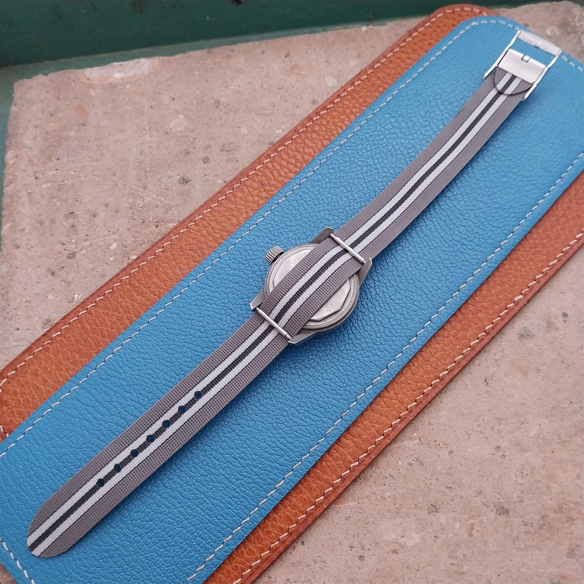 16mm Thick Perlon German Unused NOS Vintage Single Pass Watch Strap