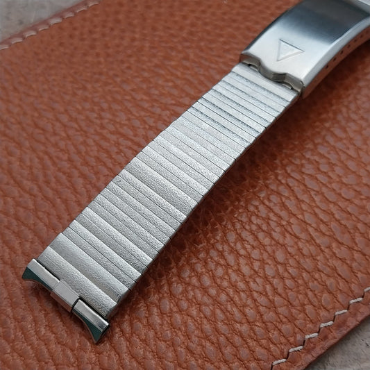 17mm 18mm 19mm JB Champion Stainless Steel Unused nos 1960s Vintage Watch Band