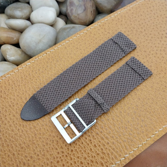 20mm Perlon Melange 2-piece Classic 1960s Unused Vintage Watch Band