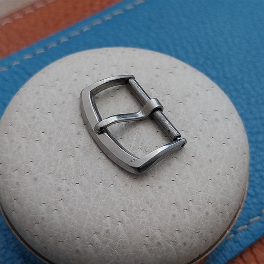 1950s 5/8" 16mm Solid Stainless Steel Classic Unused Vintage Watch Strap Buckle
