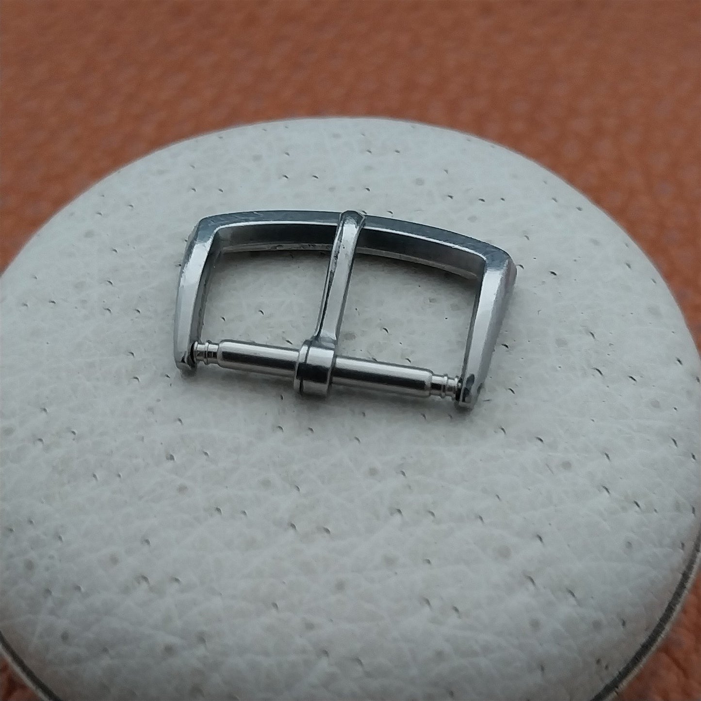 1950s 5/8" 16mm Solid Stainless Steel Classic Unused Vintage Watch Strap Buckle