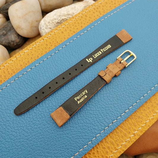 Vintage 11mm Peccary Leather Hirsch Lucien Piccard Unused Watch Strap