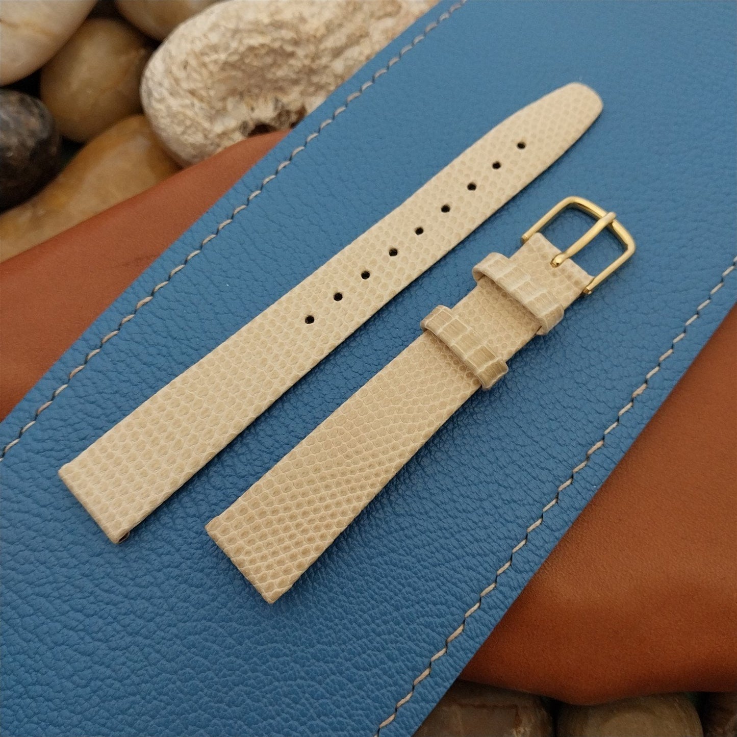 Vintage 14mm Ladies Genuine Lizard Hirsch Unused Classic Watch Band