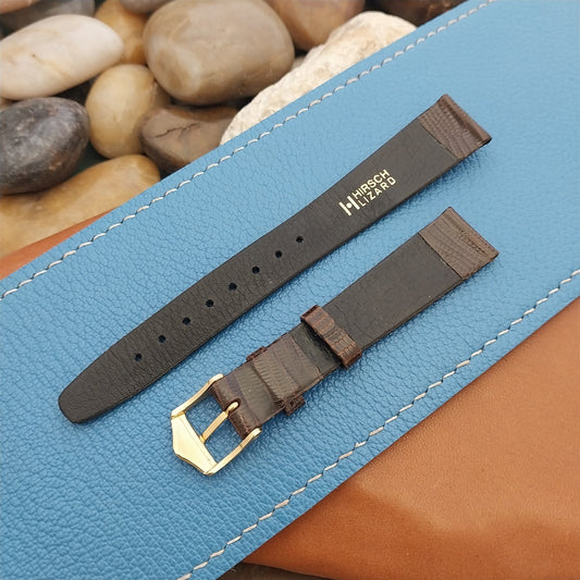 14mm Genuine Lizard Quality Hirsch Womens Vintage Watch Band New Old Stock