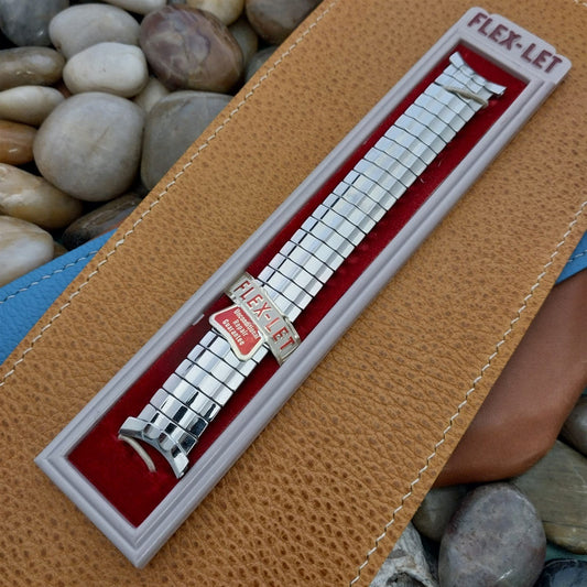 19mm 18mm 16mm 1956 Flex-Let Stainless Steel Expansion Unused Vintage Watch Band