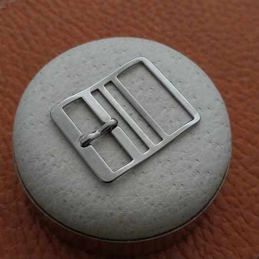 18mm Stainless Steel Buckle for Nylon Perlon Single Pass Watch Strap