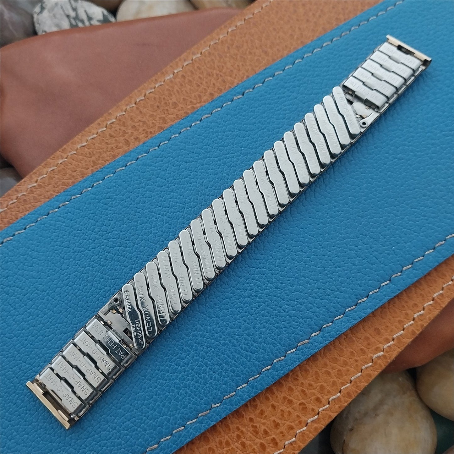 1960s Vintage Watch Band 3/4" Lenox USA Yellow Gold-Filled Old-Stock Expansion