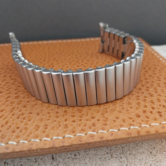 1960s Vintage Watch Band 3/4" Lenox USA Stainless Steel nos Old-Stock Expansion
